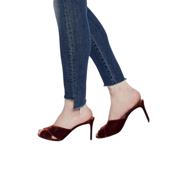 MOTHER DENIM- The Looker Ankle Step Fray Straight Leg Jeans- Size 26 - Picture 6 of 16